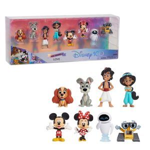 Disney100 Years of Love Celebration Collection Limited Edition 8-Piece Figure...